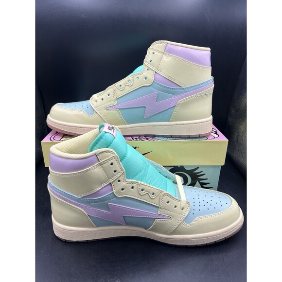 Reves Paris Air KIY \'85 Hi \'Easter Distorted Edition\' Men’s Size 12 DS OG ALL main image 5